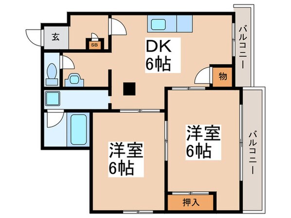 メゾン伊東の物件間取画像